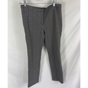 Theory Classic Skinny Stretch Black White Palmina Size 6